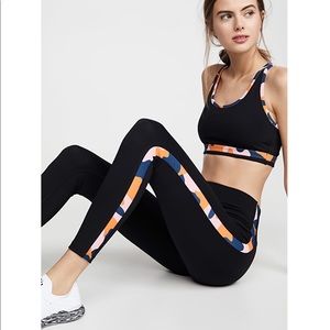 Splits59 Clare hi waist 7/8 legging blkpnk camo S